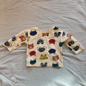 Animal Print Long Sleeve Shirt